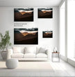 Highlands Schottland Wandbild: Dramatischer Sonnenuntergang über den Berggipfeln - posterfolio.de