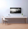 Panorama Wandbild: Zeitloser Leuchtturm an einem ruhigen Meer - posterfolio.de