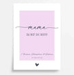Mama, du bist die Beste! Personalisierbares Poster in Pastelltönen - Einzigartiges Geschenk für die beste Mama - posterfolio.de