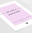 Mama, du bist die Beste! Personalisierbares Poster in Pastelltönen - Einzigartiges Geschenk für die beste Mama - posterfolio.de
