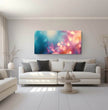 Panorama Wandbild: Abstrakte Lichter für ein elegantes Ambiente - posterfolio.de