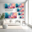 Panorama Wandbild: Abstrakte Lichter für ein elegantes Ambiente - posterfolio.de