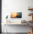 Traumhafter Sonnenuntergang: Panorama Wandbild mit Meereslandschaft - posterfolio.de