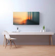 Traumhafter Sonnenuntergang: Panorama Wandbild mit Meereslandschaft - posterfolio.de