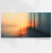 Traumhafter Sonnenuntergang: Panorama Wandbild mit Meereslandschaft - posterfolio.de
