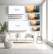 Traumhafter Sonnenuntergang: Panorama Wandbild mit Meereslandschaft