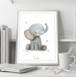 Liebenswertes Elefantenbaby: Dein personalisiertes Poster für pure Freude! - posterfolio.de
