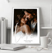 Personalisiertes ‘Love’ Poster zur Hochzeit