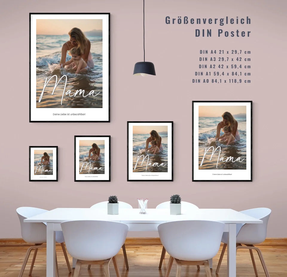 Überrasche die Beste Mama mit einem Personalisierten Poster - Ein Unvergessliches Geschenk voller Emotionen!