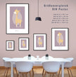 Zauberhaftes Giraffenposter: Dein personalisiertes Kinderzimmer-Highlight! - posterfolio.de