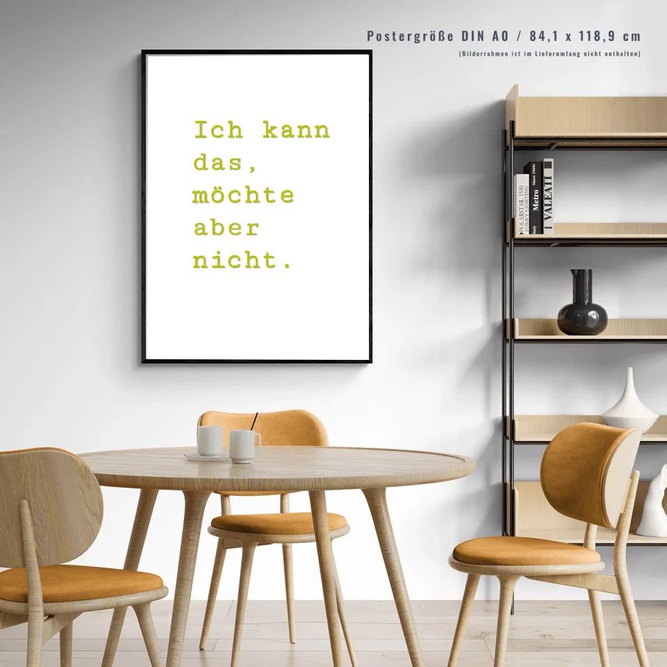 Dein personalisiertes Poster: Sprüche, die jeden zum Lächeln bringen!