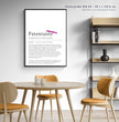 Definition Poster Patentante: Ein liebevolles personalisiertes Geschenk