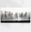 Dein ruhiger Wald im Nebel: Personalisiertes Panoramabild! - posterfolio.de