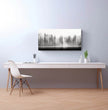 Dein ruhiger Wald im Nebel: Personalisiertes Panoramabild! - posterfolio.de