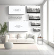Dein ruhiger Wald im Nebel: Personalisiertes Panoramabild! - posterfolio.de