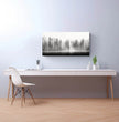 Dein ruhiger Wald im Nebel: Personalisiertes Panoramabild! - posterfolio.de