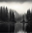 Mystisches Panoramabild: Stille und Schönheit in deinem Zuhause! - posterfolio.de