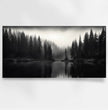 Mystisches Panoramabild: Stille und Schönheit in deinem Zuhause! - posterfolio.de