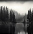 Mystisches Panoramabild: Stille und Schönheit in deinem Zuhause! - posterfolio.de