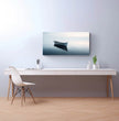 Sanfte Stille “Holzboot” – Dein beruhigendes Panoramabild für deine Wand - posterfolio.de