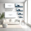 Sanfte Stille “Holzboot” – Dein beruhigendes Panoramabild für deine Wand - posterfolio.de