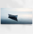 Sanfte Stille “Holzboot” – Dein beruhigendes Panoramabild für deine Wand - posterfolio.de