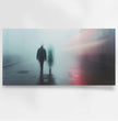 Mystische Panoramabilder – Neblige Straßenszenen für dein Zuhause - posterfolio.de