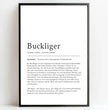 Personalisierte Poster Bilderrahmen schwarz matt 20 x 30 cm