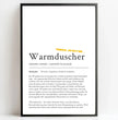 Personalisierte Poster Bilderrahmen schwarz matt 40 x 60 cm