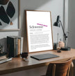 Definition Poster Schwester: Ein einzigartiges, personalisiertes Poster - posterfolio.de