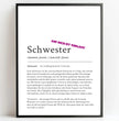 Personalisierte Poster  Bilderrahmen schwarz matt 30 x 40 cm