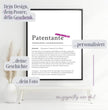 Definition Poster Patentante: Ein liebevolles personalisiertes Geschenk - posterfolio.de