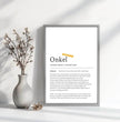 Definition Poster Onkel: Dein einzigartiges personalisiertes Geschenk - posterfolio.de