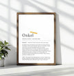 Definition Poster Onkel: Dein einzigartiges personalisiertes Geschenk - posterfolio.de