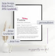 Definition Poster Tante: Dein einzigartiges personalisiertes Geschenk - posterfolio.de