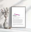 Definition Poster Oma: Dein liebevolles personalisiertes Geschenk - posterfolio.de