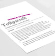 Definition Poster Tollpatsch: Dein humorvolles personalisiertes Geschenk - posterfolio.de