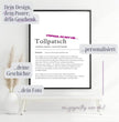 Definition Poster Tollpatsch: Dein humorvolles personalisiertes Geschenk - posterfolio.de