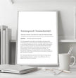 Bayrisches Semmegneedl Definition Poster: Dein personalisiertes Küchengeschenk - posterfolio.de