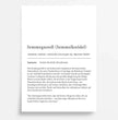 Bayrisches Semmegneedl Definition Poster: Dein personalisiertes Küchengeschenk - posterfolio.de
