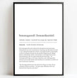 Bayrisches Semmegneedl Definition Poster: Dein personalisiertes Küchengeschenk - posterfolio.de