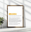 Bayrisches Definition Poster Obazda: Dein personalisiertes Geschenk - posterfolio.de