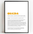 Bayrisches Definition Poster Obazda: Dein personalisiertes Geschenk - posterfolio.de
