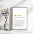 Bayrisches Definition Poster Obazda: Dein personalisiertes Geschenk - posterfolio.de