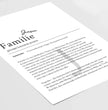 Definition Poster Familie: Dein personalisiertes Geschenk für die Liebsten - posterfolio.de