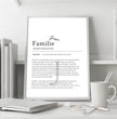 Definition Poster Familie: Dein personalisiertes Geschenk für die Liebsten - posterfolio.de