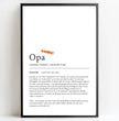 Definition Poster Opa: Dein persönliches, liebevolles Geschenk - posterfolio.de