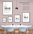 Definition Poster Familie: personalisiertes Geschenk