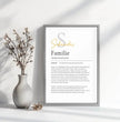 Definition Poster Familie: personalisiertes Geschenk - posterfolio.de