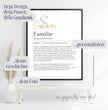 Definition Poster Familie: personalisiertes Geschenk - posterfolio.de